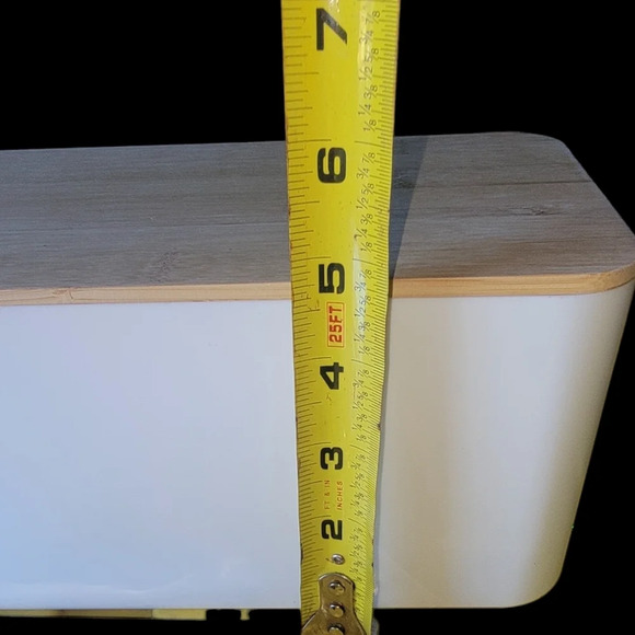 Cable Management Box 12x5x4.5 inches, Wood Lid, Cord Organizer - Picture 3 of 6